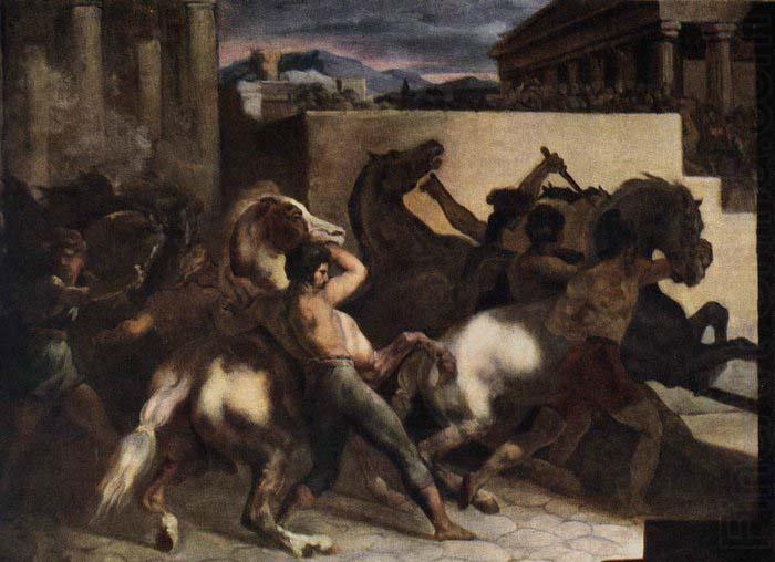 Theodore Gericault Riderless Horse Races china oil painting image